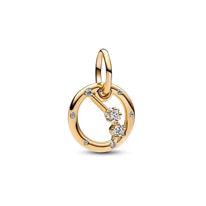 762719C01 - Charm Colgante con un recubrimiento en oro de 14k Zodiaco Aries Pandora 762719C01 PANDORA Raíz Joyas Pandora MUJER inicio Charm Pandora Mujer Pandora Original - 1