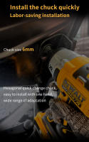 Herramienta Eléctrica DEWALT Destornillador Inalámbrico Con Motor Brushless Torque De 205 N.M Para Batería 20V DCF887 - details 2