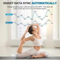 Báscula De Grasa Inteligente 1pc Con Recomendaciones Dietéticas Planes Diarios De Comida Y Consejos Nutricionales Para Fitness Y Salud - details 1