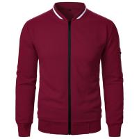 Conjunto De Sudadera Y Chaqueta Ligera Para Hombre En Color Sólido Estilo Casual Con Cierre De Cremallera Pantalones Con Cierre Elástico Streetwear Para La Vida Diaria - details 17