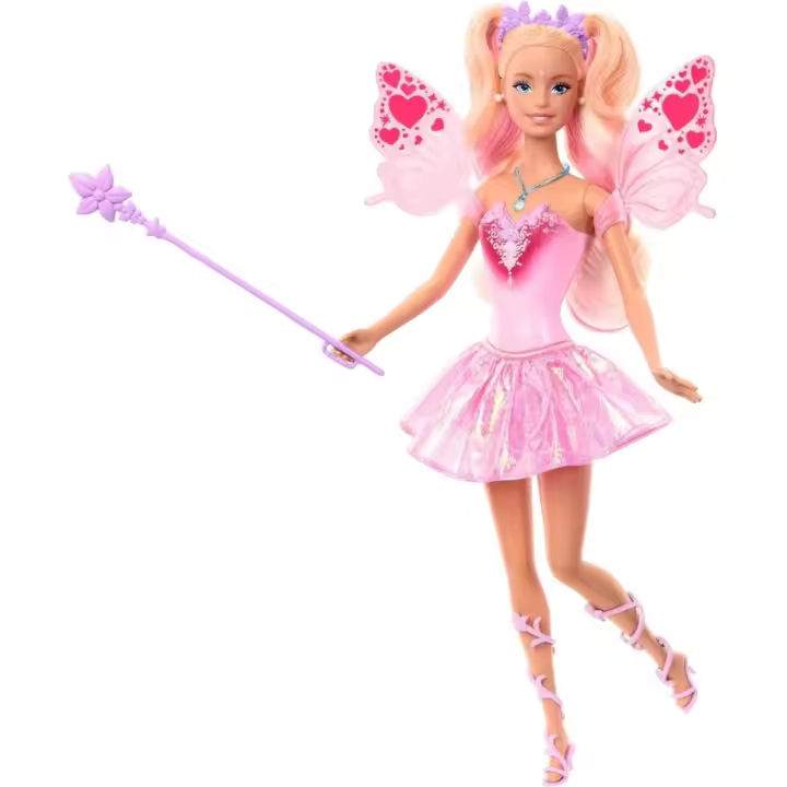 Barbie Hada Muñeca con varita con cambio de color en las alas y el conjunto, JCP76 Mattel CPAJCP76 - 1