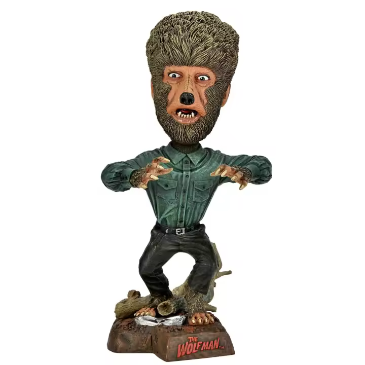 NECA HEAD KNOCKERS FIGURA THE WOLFMAN UNIVERSAL - 1