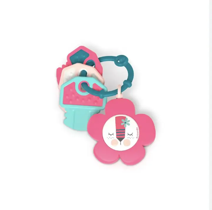 Suavinex Mordedor Musical 0+m Color Rosa o Verde - 1