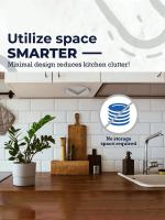 Abrigo Circular Para Botellas Y Latas 1pc En Acero De Carbono Para Cocina Cubierta De Armario Bajo Abrebotellas Y Abrecajas - details 2