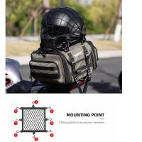 Bolsa De Almacenamiento Para Casco De Motocicleta Universal Extensible Accesorios De Red De Protección Y Almacenamiento - details 6