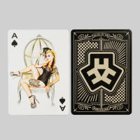Baraja De Papel Poker Vintage Retro Con Bellas Chicas Diferentes 54 Tarjetas Juego Clásico De Clubes Para Jóvenes Mayores De 14 Años - details 1