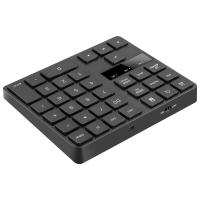 Teclado Numérico Inalámbrico 2.4G 35 Teclas Para Oficina Y Contabilidad Con Batería Recargable Integrada Estilo Portátil Color Negro - details 9