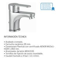 Källa - Grifo de Lavabo Monomando en acabado Cromado modelo OMNIA - 23106 - details 4