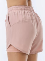 Shorts Deportivos De Dos Capas Para Mujer Secado Rápido Anti-luz Corte Suelto Para Running Fitness Workout Exterior - details 6