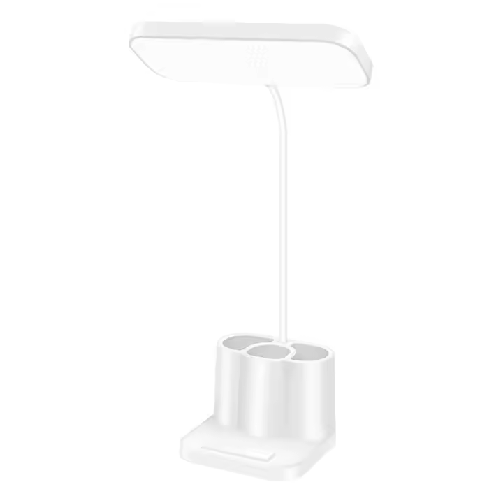 Lampara Escritorio LED Flexo LED escritorio 3 Modos y 8 Niveles de Brillo Lampara Led,Flexo Escritorio Regulable con Cuello de Cisne de 360° Cuidado Ocular Luz LED - 1