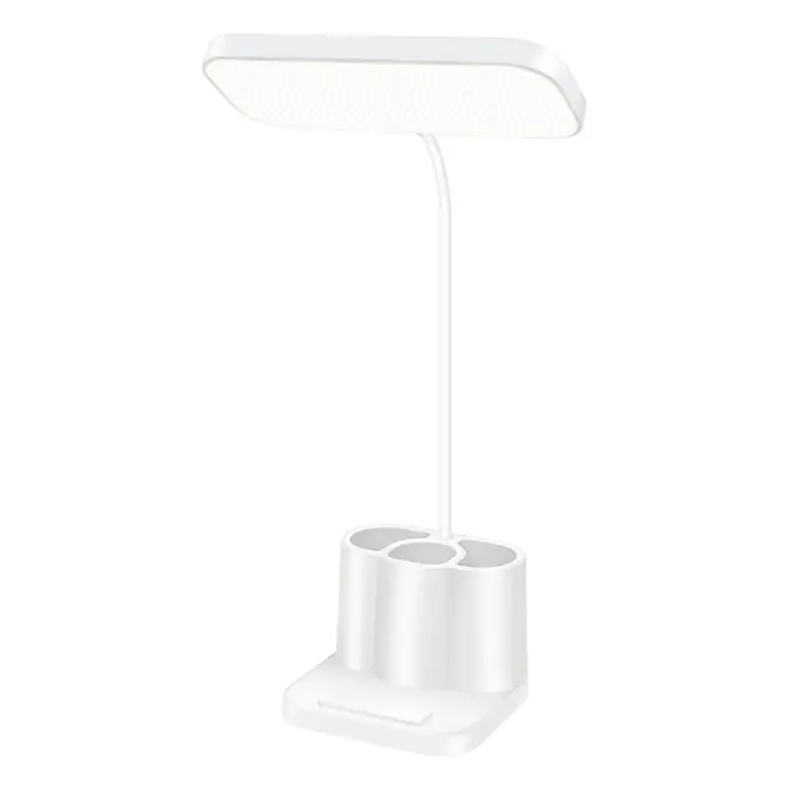 Lampara Escritorio LED Flexo LED escritorio 3 Modos y 8 Niveles de Brillo Lampara Led,Flexo Escritorio Regulable con Cuello de Cisne de 360° Cuidado Ocular Luz LED - 1
