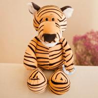 Muñeco De Peluche De 25cm Kawaii Con Animales Del Bosque León Tigre Elefante Mono Zorro Juguetes Para Dormir De Peluche Realistas Para Niños - details 8