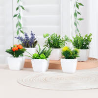 1SET De Plantas Simuladas En Maceta Para Decoración De Oficina Comercial Sala De Estar Estudio Courtyard Decoración Del Hogar Adecuado Para Mesas De Trabajo Y Espacios Comunes - details 22