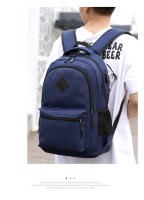 Mochila de de de Color sólido para hombres y mujeres, bolsos bolsos escolares alta capacidad, hombro - details 12