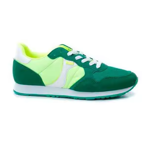 BASS3D 41684 Zapatillas Mujer con Cordones Fucsia y Verde - Oferta Online - 1