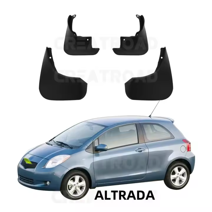 Lantejuelas De Defensas Para Toyota Yaris Hatchback 2005-2011 Protección Contra Salpicaduras Y Lodo Guardabarros De Alta Calidad - 1