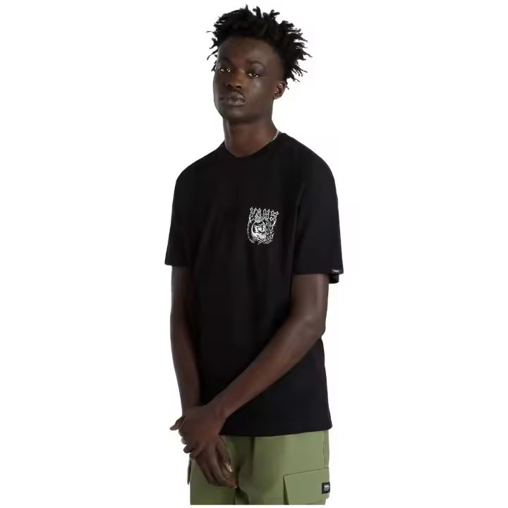 Camiseta Manga Corta marca Vans modelo Vn000G4Mblk1 para hombre en color negro - 1