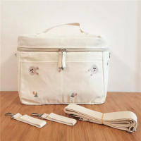 Bolsa Térmica Impermeable Para Botella De Alimentación Bebé Organizador De Estropadillo Para Carrito De Bebé Con Cierre De Cremallera Material De Tela Tamaño Medio - details 2