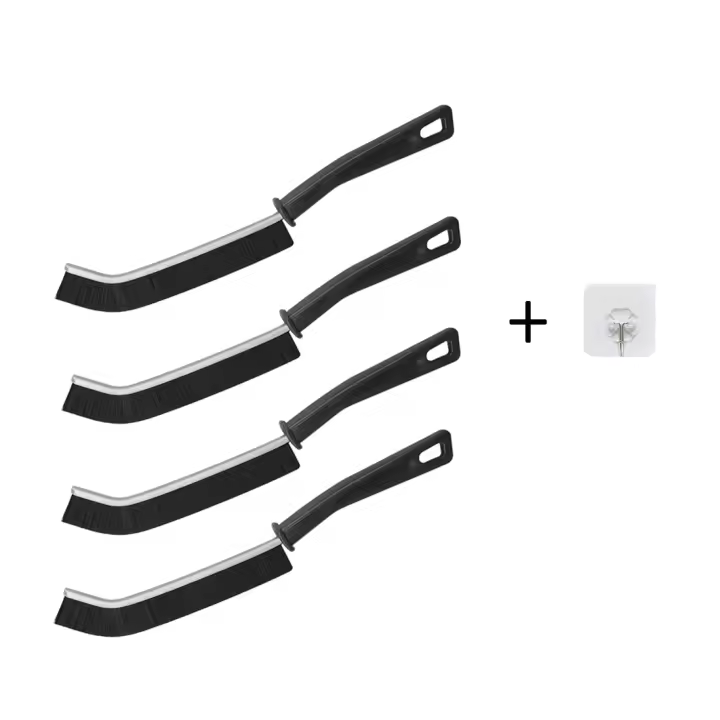 Cepillo De Limpieza Para Grietas Multifuncional Para Cocina Baño Y Toilette Herramienta De Limpieza Para Ventanas Y Grout - 1