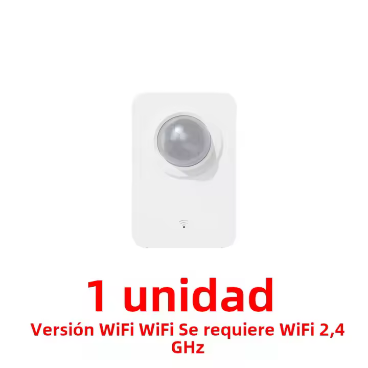 Detector De Movimiento Infrarrojo Zigbee WiFi Tuya Sensor PIR Antirrobo Para Seguridad Remota Con App Compatible Con Alexa - 1