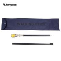 Bastón De Moda Con Diamante Amarillo Dorado 94cm Manija Recta De Aleación De Aluminio Punta De Goma Para Hike Accesorio Elegante Para Caballeros Cosplay - details 13