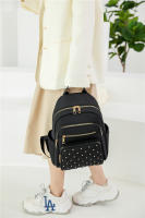 Mochila De Viaje Grande Para Mujeres En Nylon De Alta Calidad Bolsa Escolar Para Adolescentes Con Múltiples Bolsillos Y Cierre De Cremallera Estilo Fashion - details 3