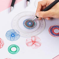 Kit De Dibujo Spirograph Para Niños 10-33 Piezas Diseños Artesanales Con Papel De Borrado Arco Iris Juguete De Dibujo Unisex - details 8