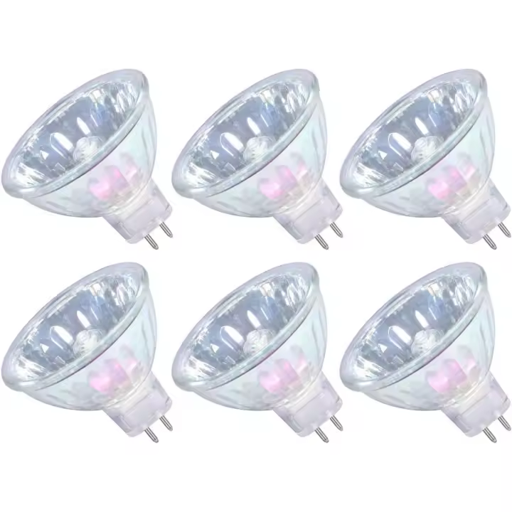Bombillas de Halógeno MR16 35W Luz Blanca Cálida 3000K Spotlights de Techo Dimables 12V GU5.3 - 1