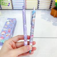 Sanrio Hello Kitty Y Kuromi Lápices De Gel 12pcs Suministros Escolares Para Estudiantes Punta 0.5 Negro Bolígrafo Precioso Para Niños Regalo Kawaii - details 4