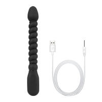 Vibrador Anal Doble Motor Con 10 Velocidades Juguetes Sexuales Para Hombres Y Mujeres Plugs De Anal Estimulador Prostate Massajeador De Silicona 20x2x2cm - details 7