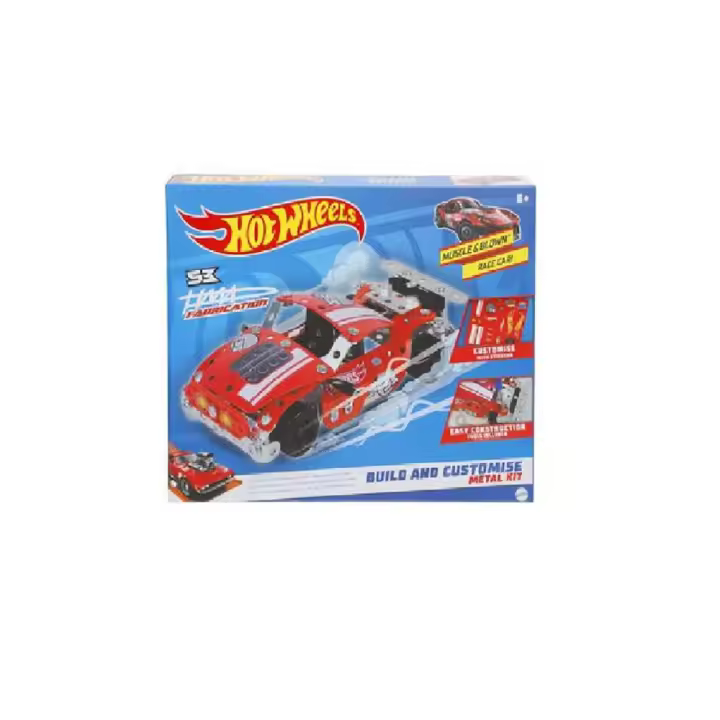 Coche Metal Hot Wheels-Set Montaje 28x45x22 cm (Color Baby 77502) - 1
