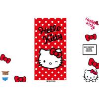 Toalla para Playa Piscina Hello Kitty Niña Oficial 70x140cm infantil de microfibra para niños - details 1