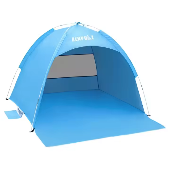 Carpa Infantil Azul De Playa KENPUAZ Plegable Fácil Y Rápido Para Camping Y Exterior Material Poliéster Impermeable Para Niños De 3 a 12 Años - 1
