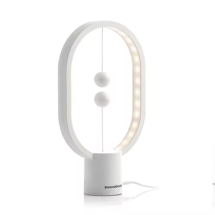 InnovaGoods® Lámpara de equilibrio con interruptor magnético, Magilum, ilumina tu hogar de forma original y elegante, con un diseño de equilibrio e interruptor magnético, ideal para el hogar. - 1