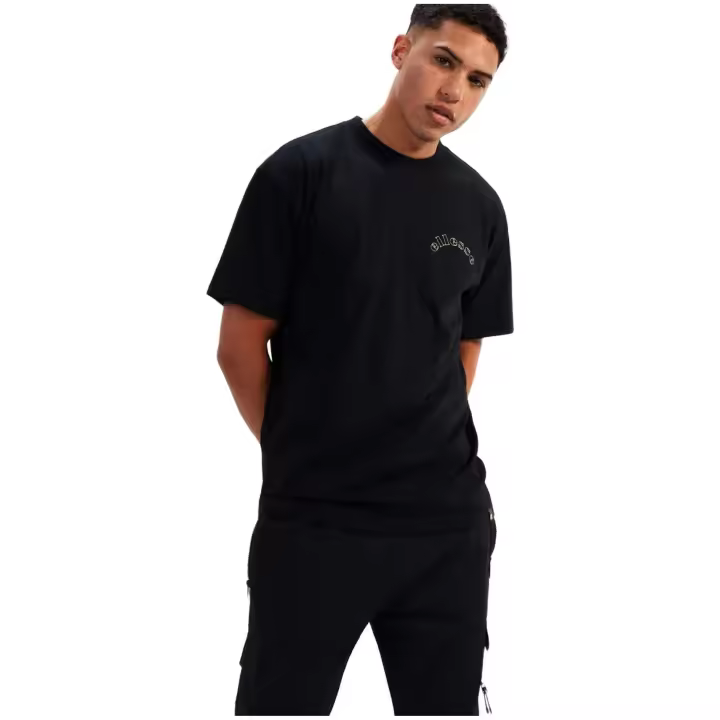 Camiseta de Manga Corta Ellesse Giambetti para hombre en color negro - 1