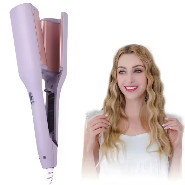Rizador de Melo Automático, Rizador Melo, Rizador Portátil, Barril de Cerámica de Calentamiento Automático with 3 Ajustes de Temperature, Rizador Inteligente, Rizadores Para Cabello Medio y Largo - 1