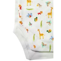Set 2 Bodies Bebé 100% Algodón Petit Alo - Estampado Animales Jungla, Blanco, 6-36 Meses - details 2
