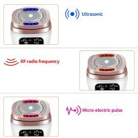 con Pantalla Máquina Facial para Eliminar las Arrugas Masajeador Ultrasonidos RF EMS LED Rejuvenecimiento Antienvejecimiento Cuello Barbilla Cara Regenerador Terapia en Casa Regalar Mujer Radiofrecuencia - details 2