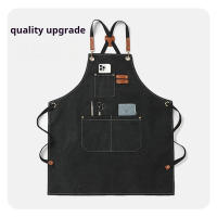 Nueva Moda Del Pato De Lona Para Cocina Delantal De Cocinero Para Hombres Y Mujeres Sin Mangas Para Grill Restaurante Bar Tienda Salones De Belleza Uniforme De Estudio - details 0