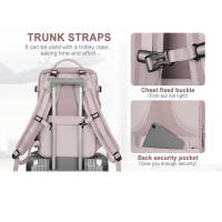 Mochipa de viaje para Mujer, mochipa Grande de viaje homologada para Vuelo para Vueling, EasyJet, mochipa impermeable para portátil de pulgadas Mochipa De Trabajo mochipa de viaje para hombre Zapatos y Puerto USB - details 3