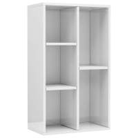 vidaXL Estantería/Aparador madera contrachapada 50x25x80cm Blanco, Negro, Roble Sonoma Mueble Almacenaje Estantería para Oficina, Estudio, Dormitorio Estantería/Librería/ mueble de Almacenamiento - details 6