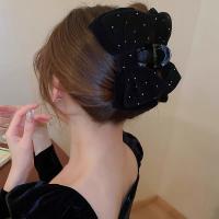 Grande Pinza Para El Cabello En Forma De Gato Con Lazo 16CM Accesorio De Moda Para Mujer Decorativo Para Coletas Y Peinados - details 1