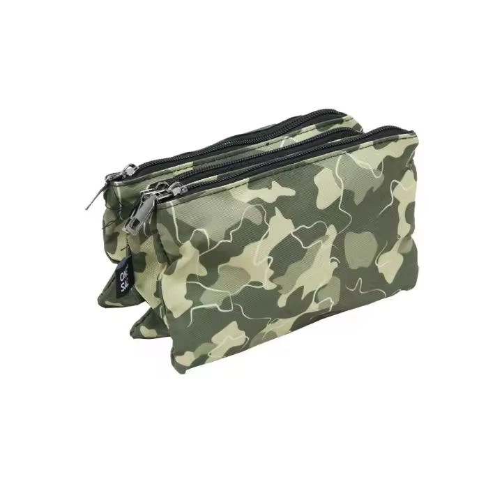 Estuche Escolar Rectangular de Dos Compartimentos con Cierre de Cremallera - 1
