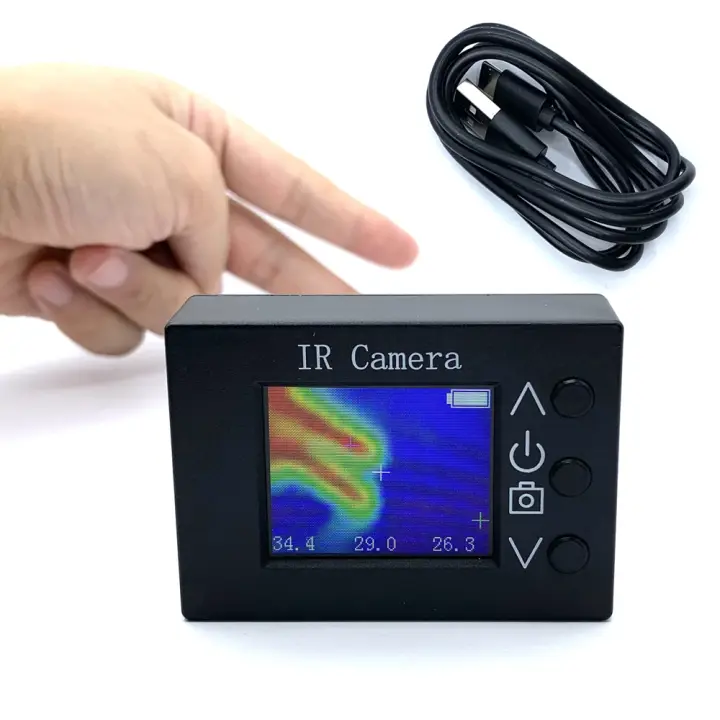 Cámara Infrarroja Portátil De 32 X 24 Píxeles Con Sensor Infrarrojo De 1.8 Pulgadas Resolución 160 X 128 Medidor De Temperatura -40℃ a 300℃ - 1