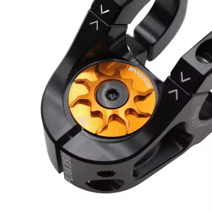 EVOSID Tapa De Juego De Manillar MTB Para Bicicleta De Carretera Aleación De Aluminio Ultraligera Compatible Con Rueda De 28.6m - 1
