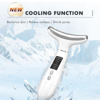 Dispositivo De Belleza EMS Microcorriente LED Fototerapia Para Levantamiento De Rostro Y Cuello Máquina Antiarrugas Eliminador De Doble Mentón Masajeador Facial - details 6