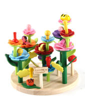 Juego Educativo De Jardín De Flores En Madera Montessori Para Niñas Juguetes Creativos De Arreglo Floral Para Niños De 2 a 4 Años - details 10
