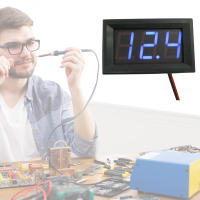 Medidor De Voltaje Impermeable DC4.5V-30V Mini Instrumento De Prueba Voltaje Para Electromóviles Y Motocicletas 6V 12V Con Pantalla LED De 0.36/0.56 Pulgadas - details 3