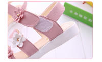 Sandalias De Verano Para Niñas Con Flores Estilo Grecia Antideslizantes Y Confortables Zapatos De Playa Para Niños Talla True Fit Decoración De Cinta Suave Y Floral - details 11