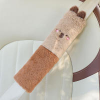 Cubre Volante De Coche De Peluche Capybara Accesorios De Cinturón De Asiento Soporte Colgante Para Auto Decoración Vehicular - details 16